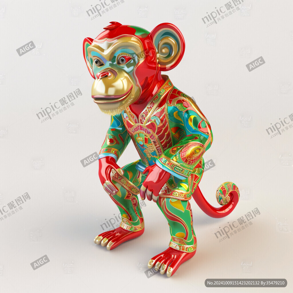 3d卡通猴子