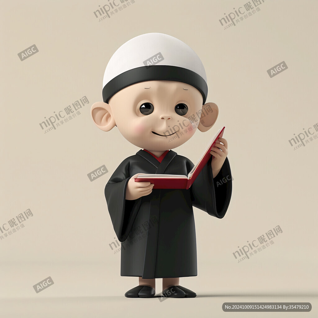 q版秀才讀書