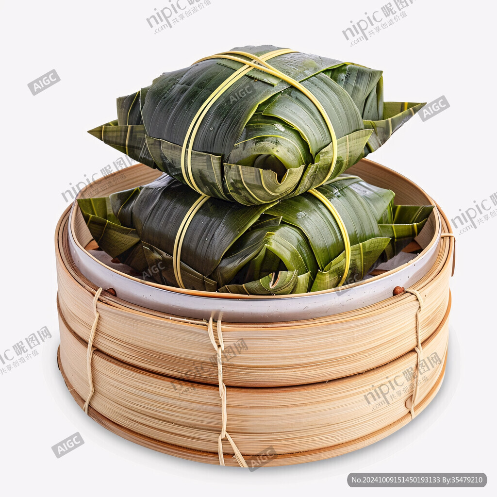 端午節(jié)蒸籠里的粽子