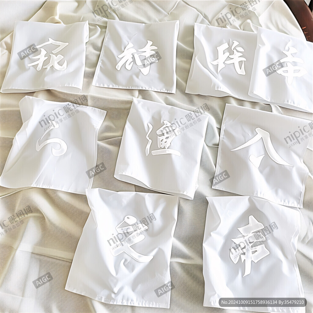 高端被子枕頭吊牌