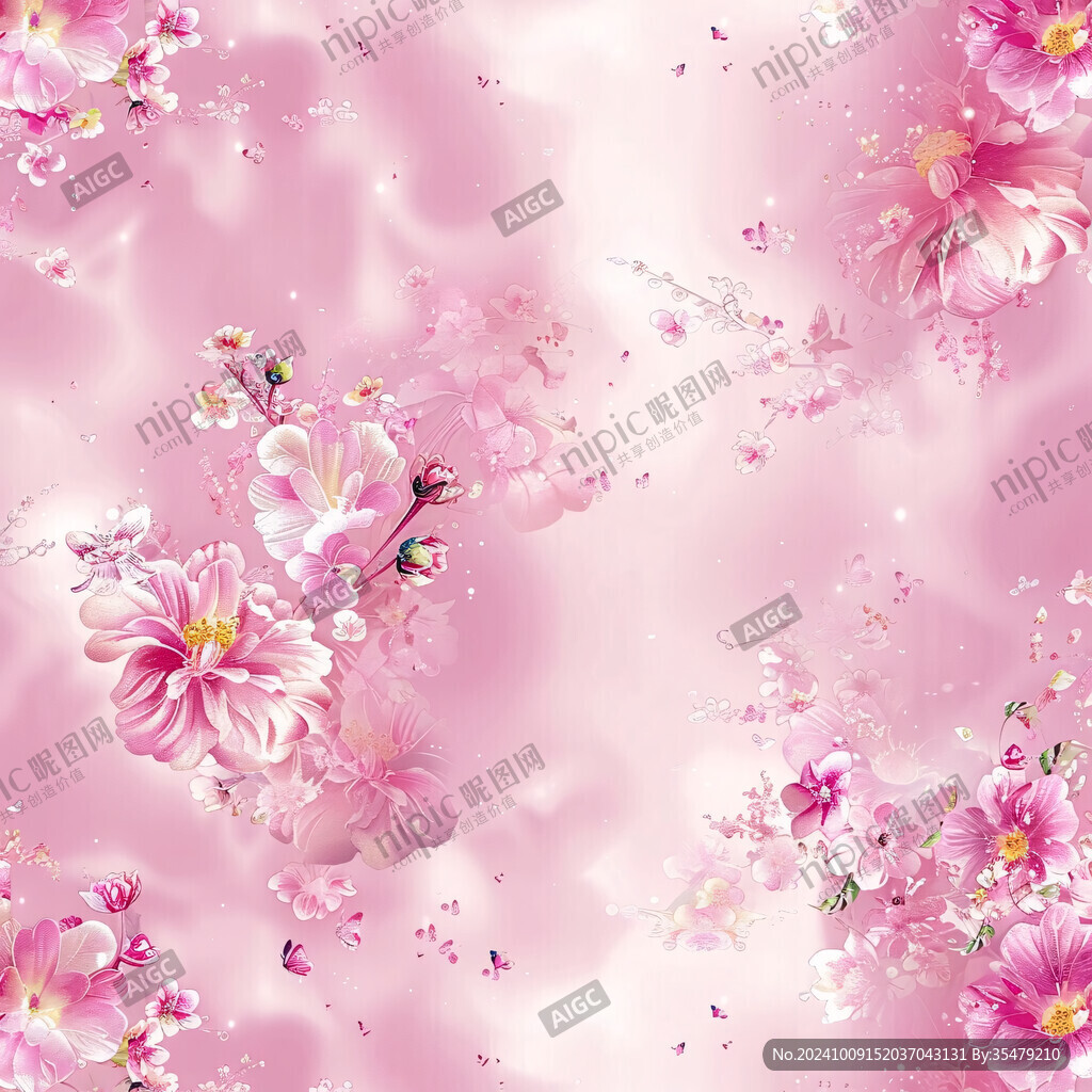 花朵軟膜背景