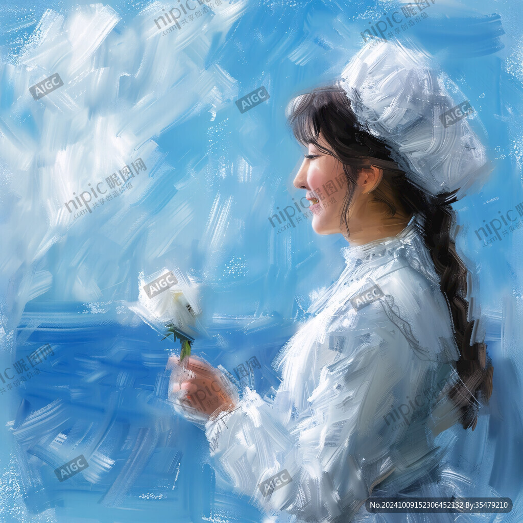 倒牛奶的女仆插畫