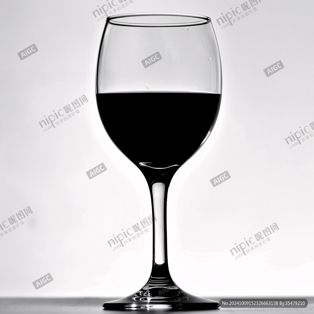黑底白邊酒杯