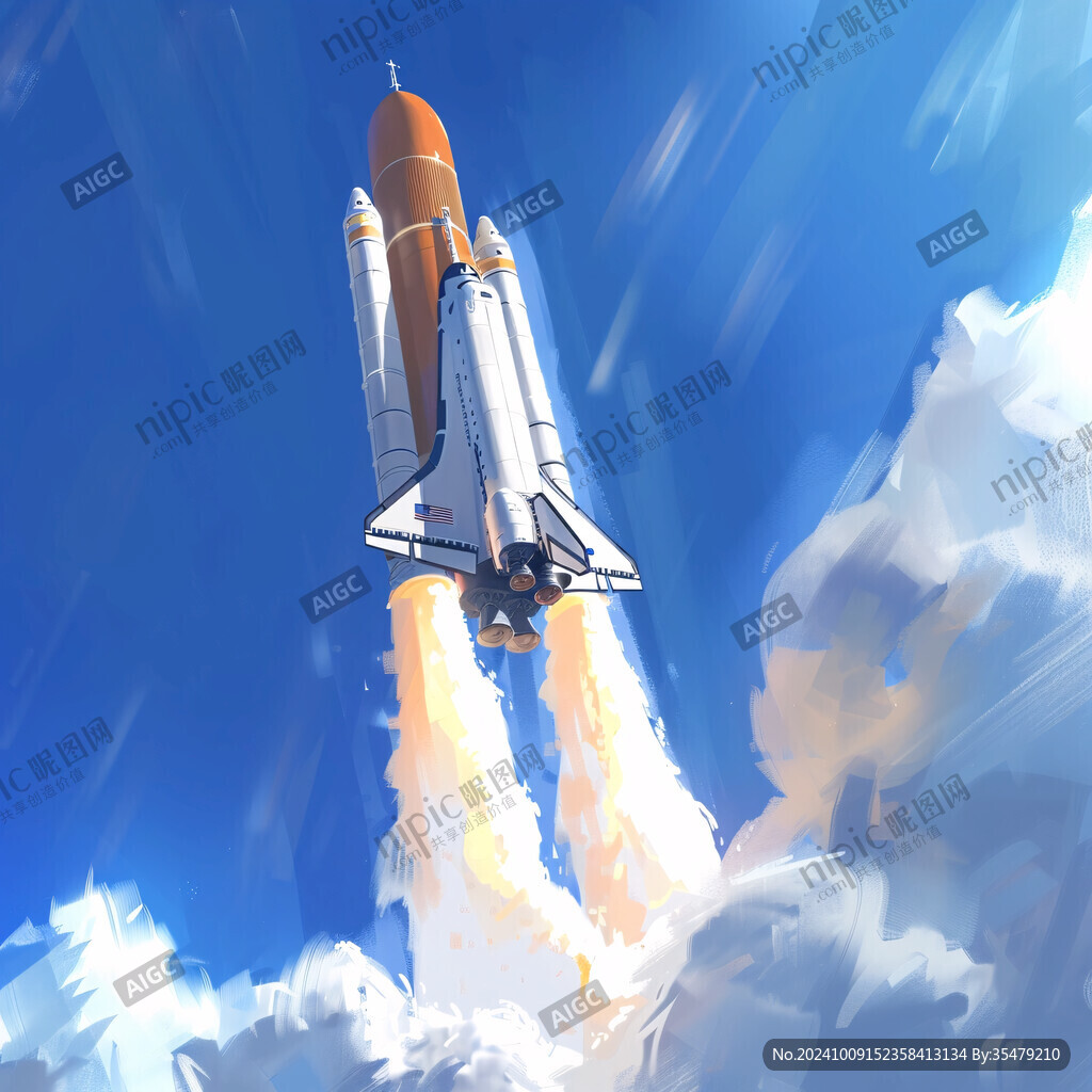 航天航空插畫