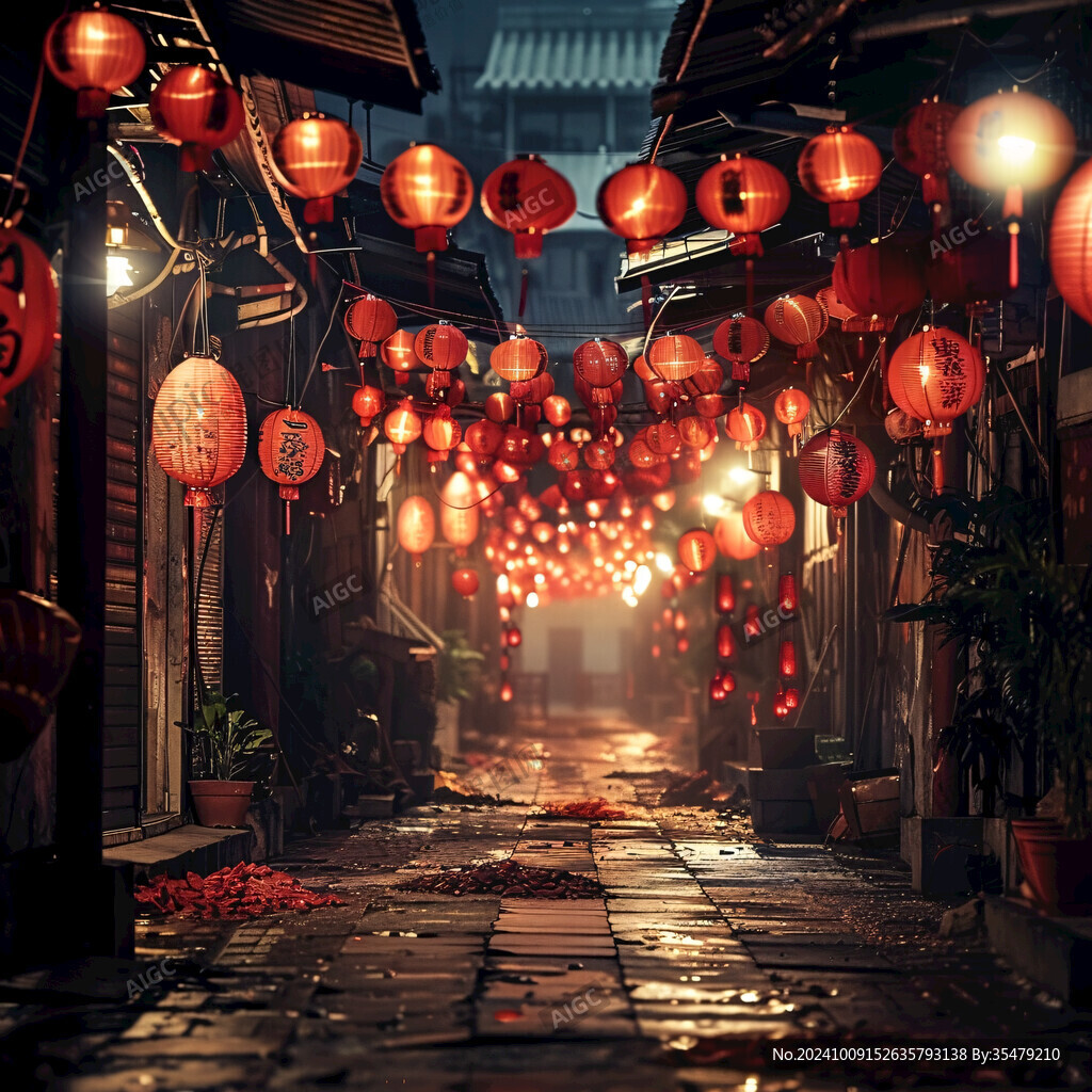 紅燈籠巷道