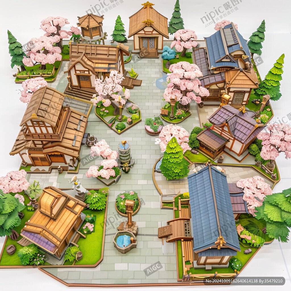 農家院落微場景