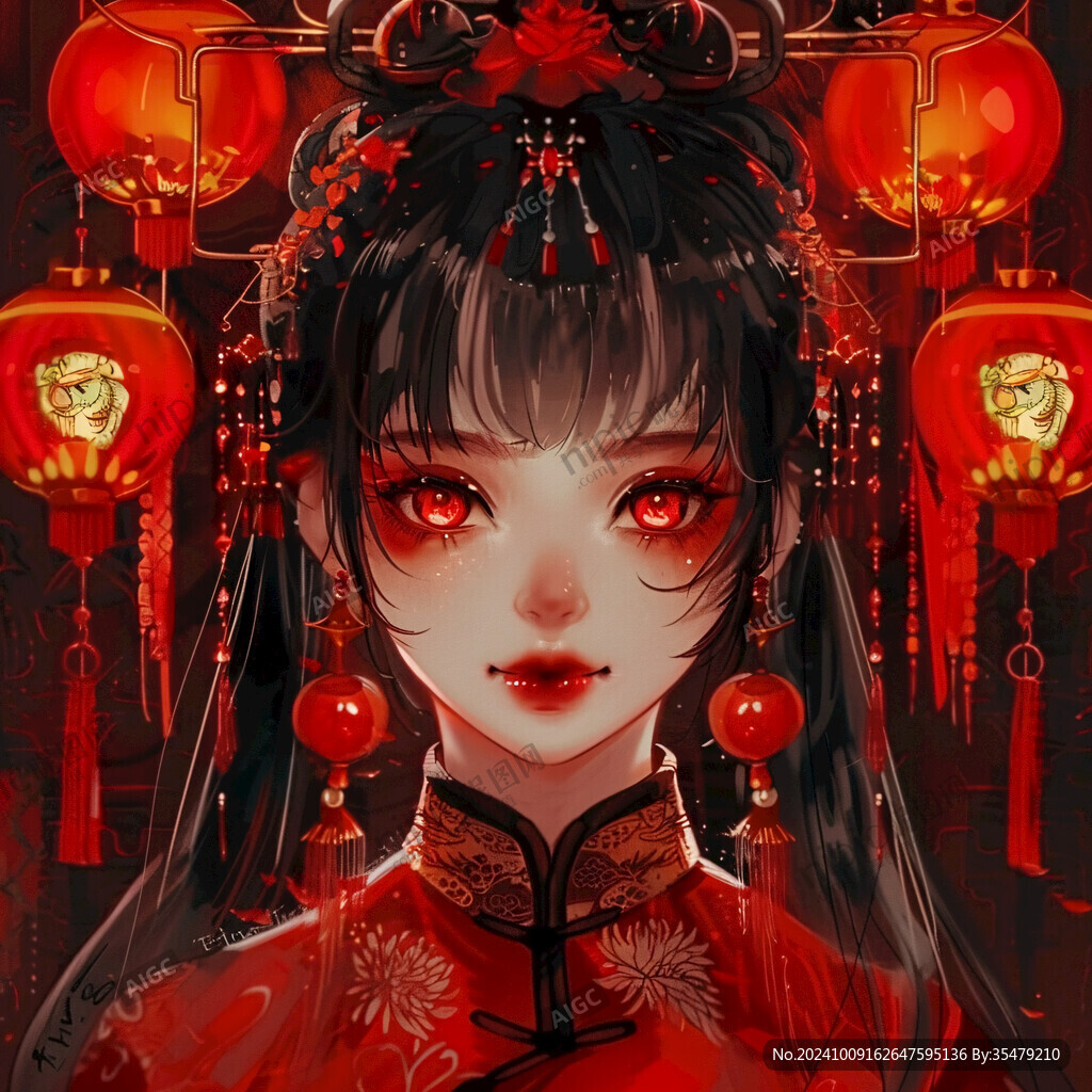 國風(fēng)女性頭像