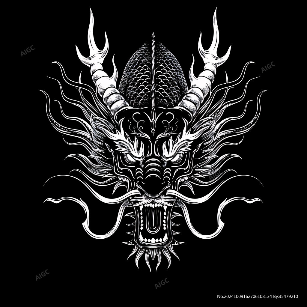 武士斗獸紋