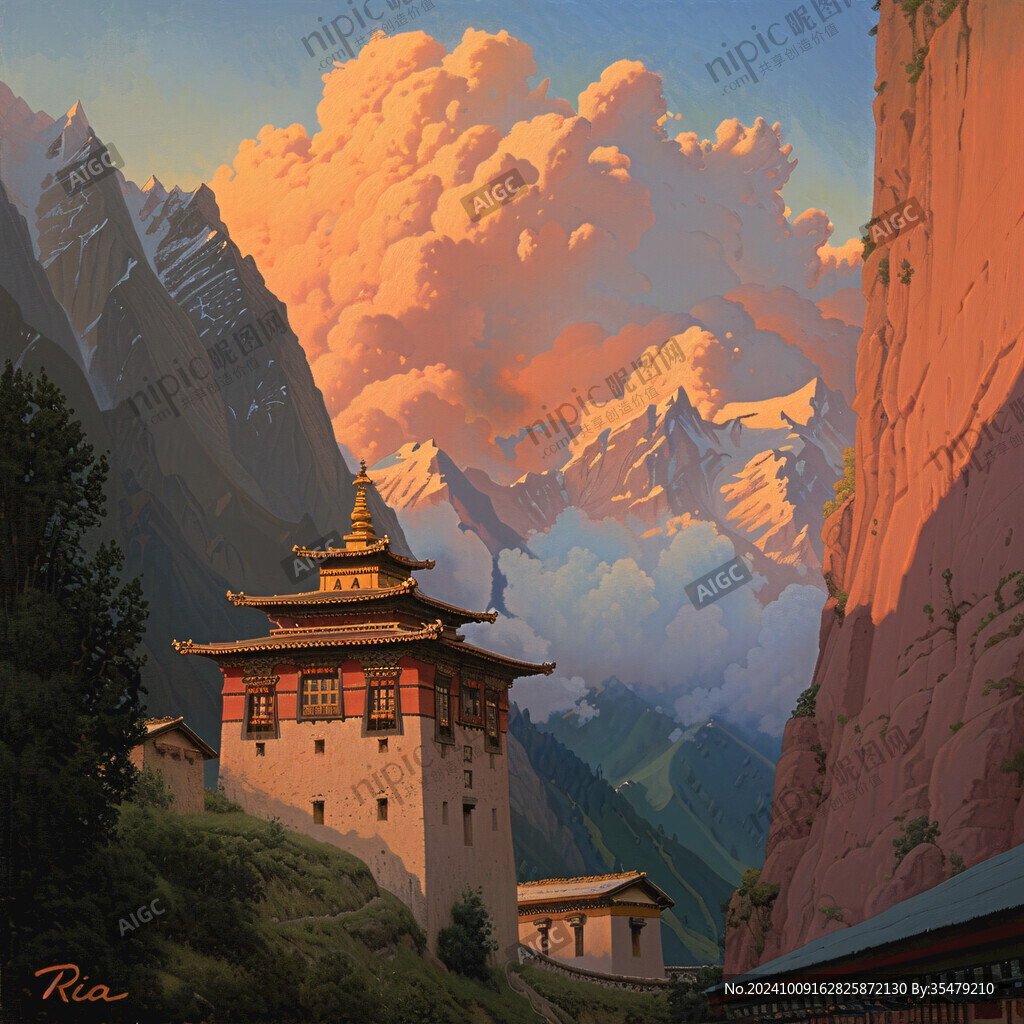 尼泊爾插畫