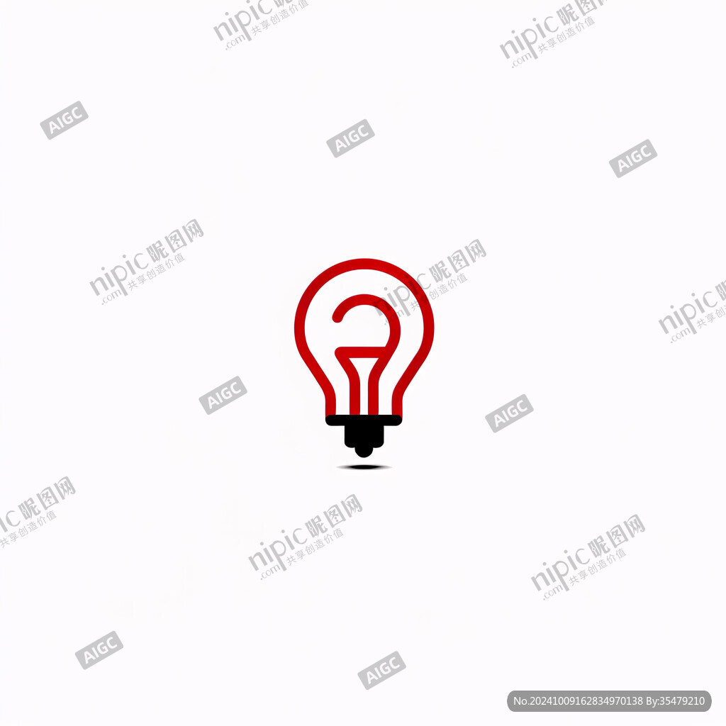 燈泡創意logo