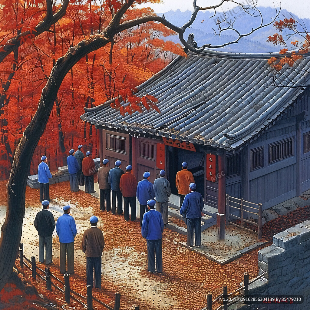 十三陵插畫