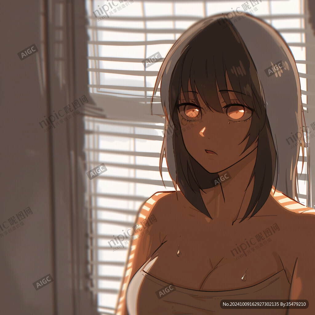 高潮風插畫