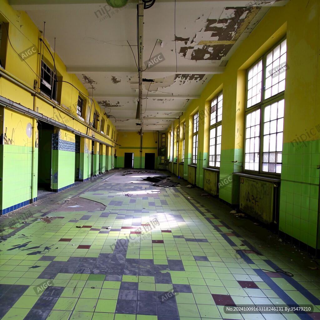 小學地面建筑裝飾
