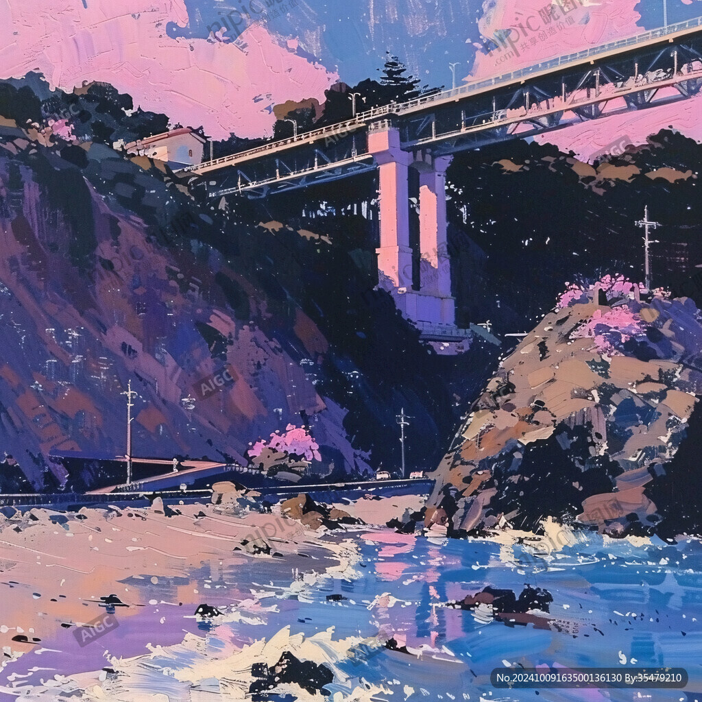 舟岱大橋插畫