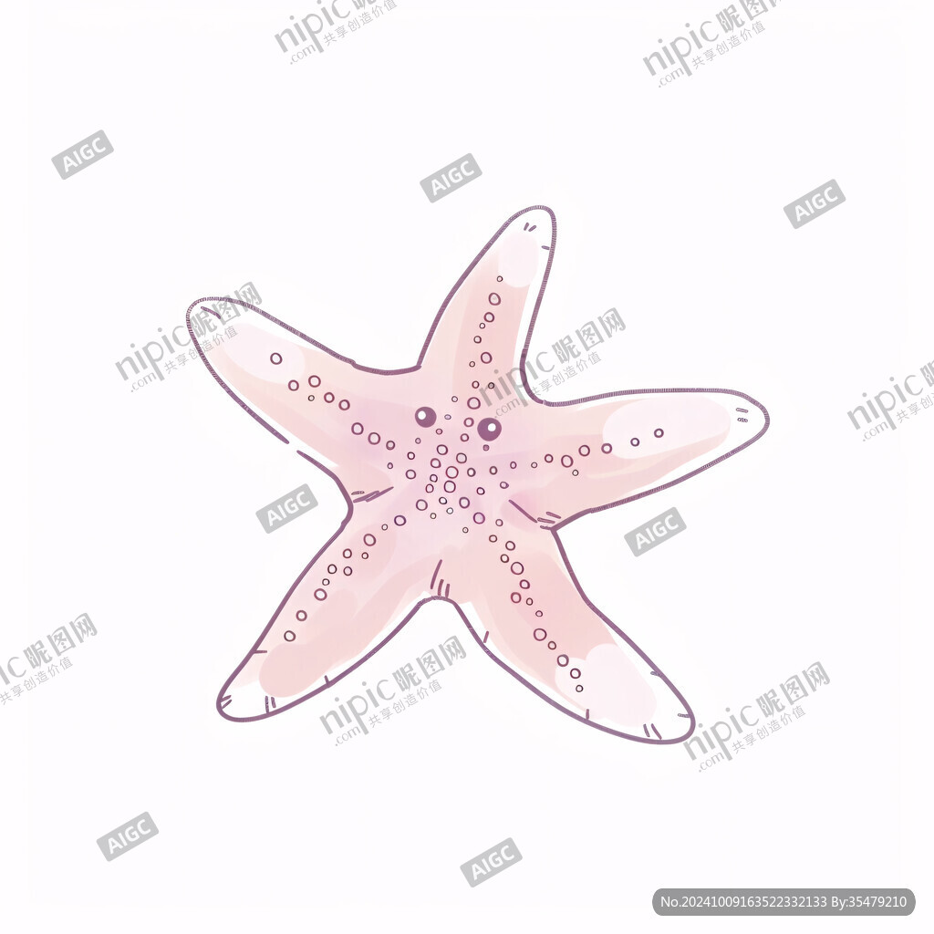 時(shí)尚手繪海星形象手機(jī)