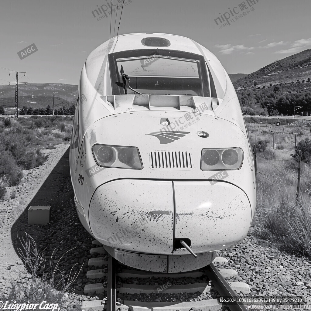 交通工具動(dòng)車頭高鐵頭