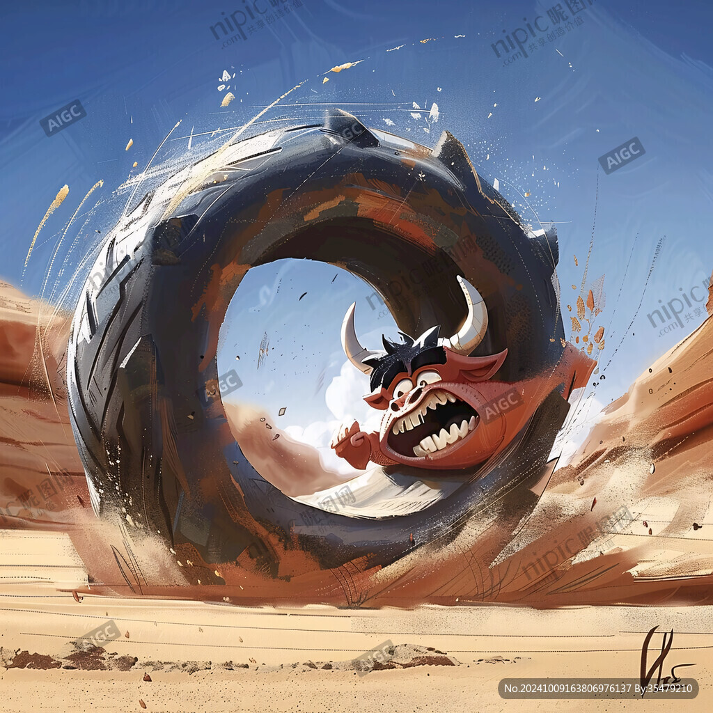 完齒獸插畫