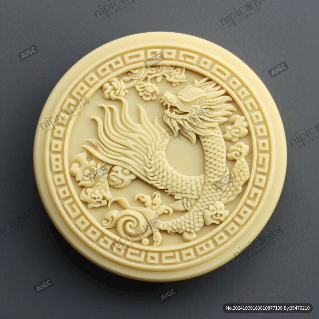 圓形經(jīng)典龍紋