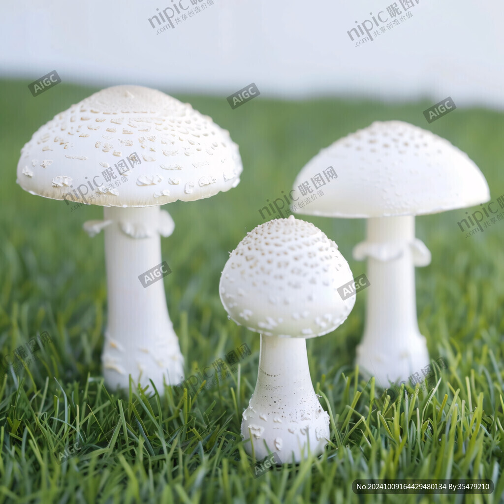 樹(shù)脂蘑菇雕塑