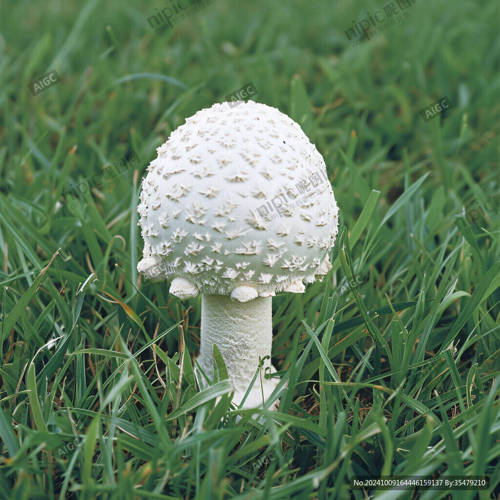 綠草白菌