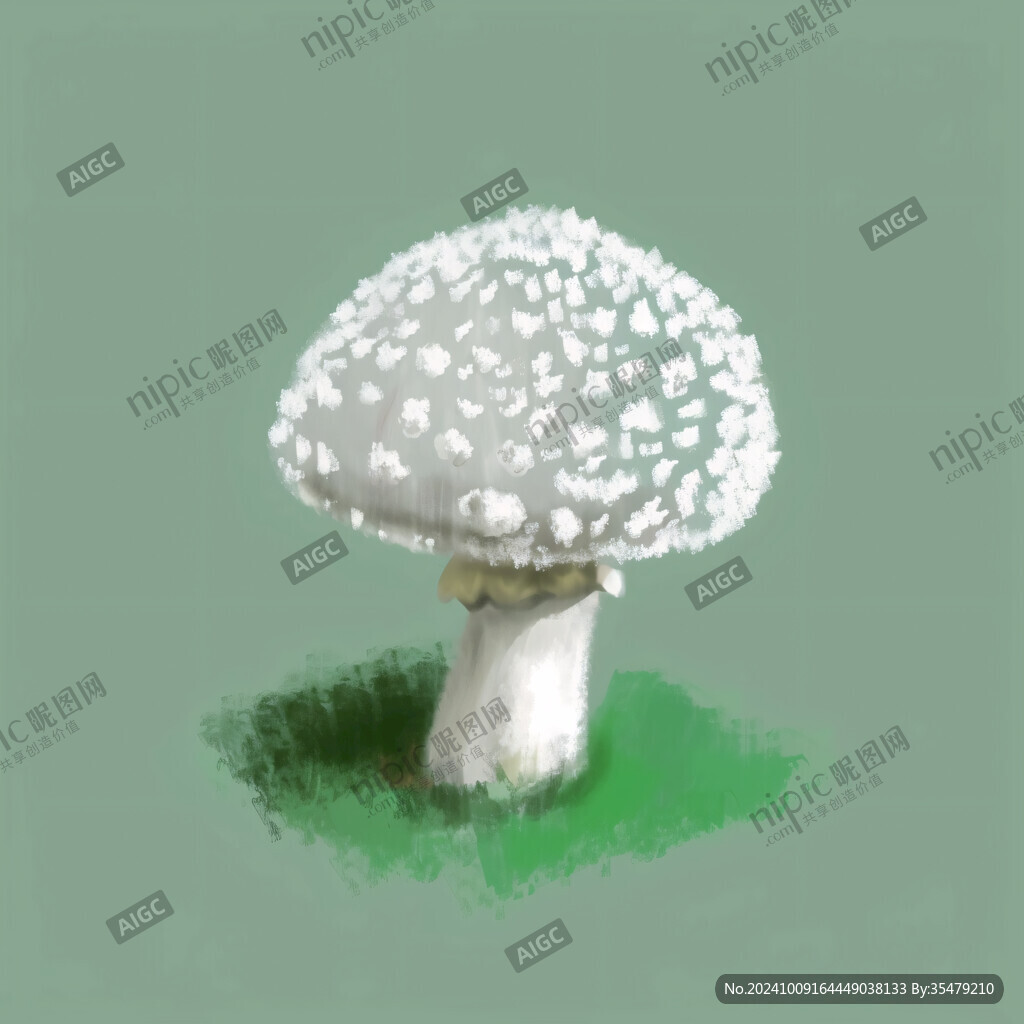 鮮菇插畫