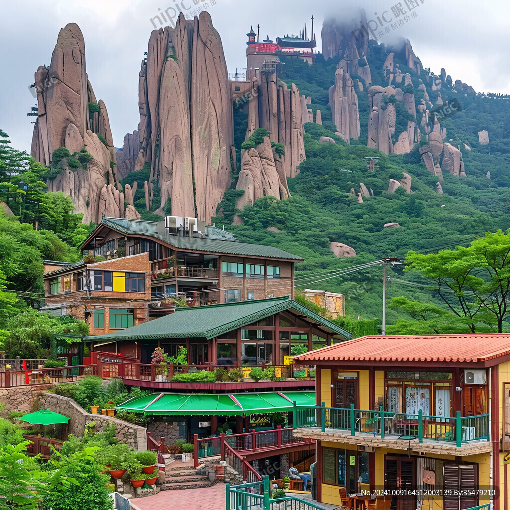 三清山酒店素材