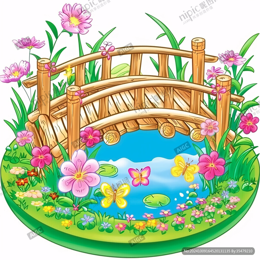花園小木橋