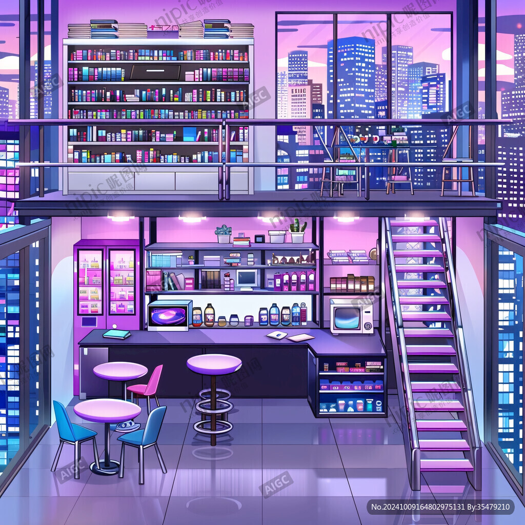 插圖書店內(nèi)景