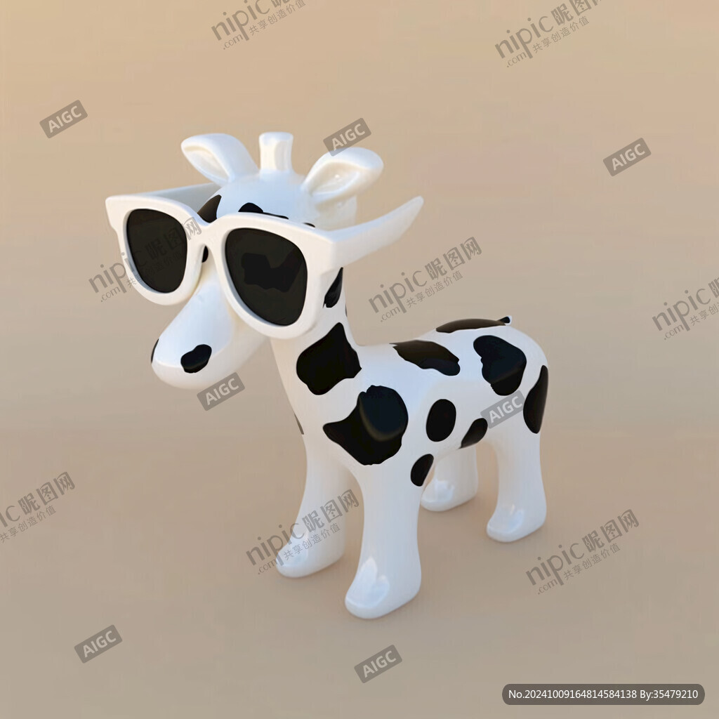 3d卡通牛