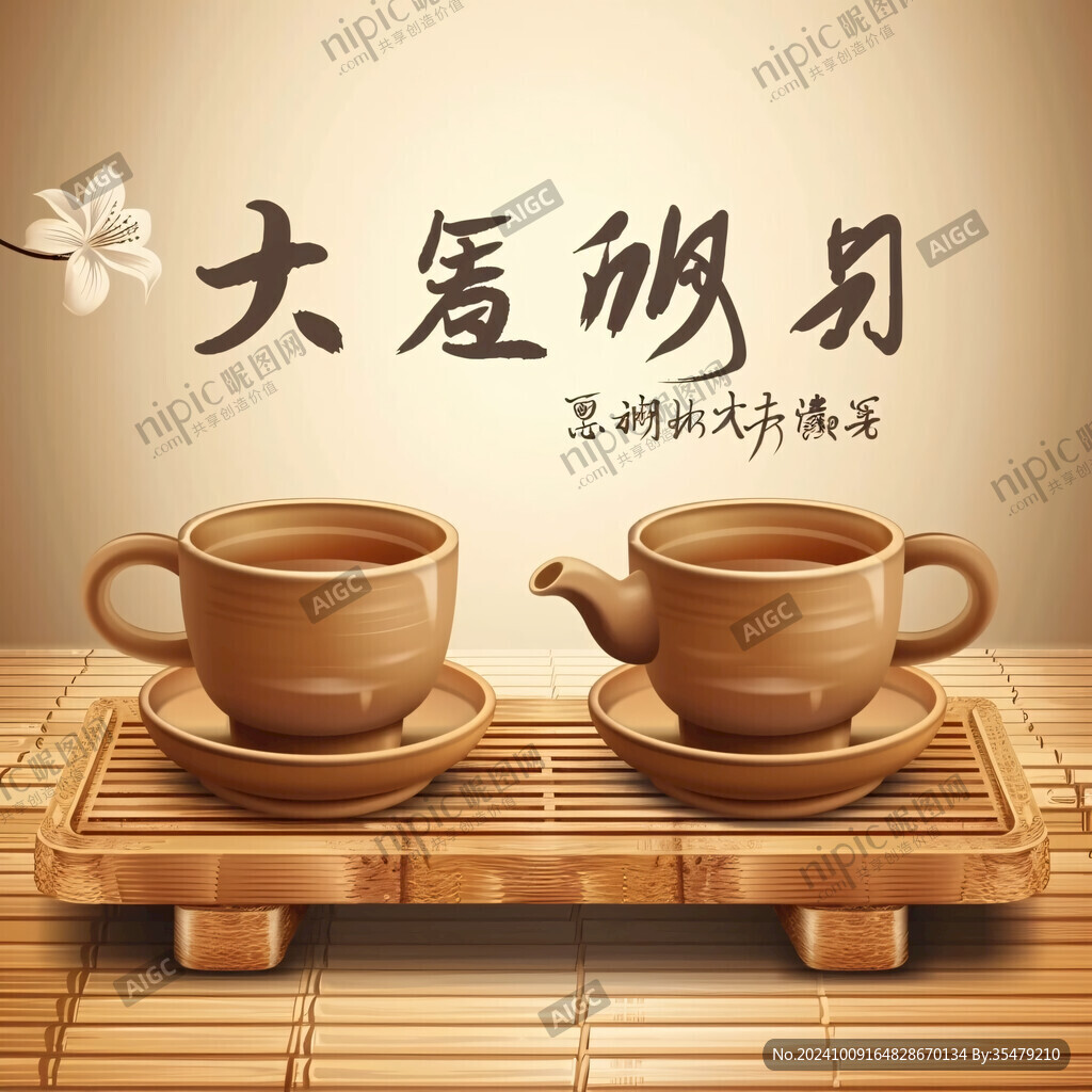 早茶燈箱畫