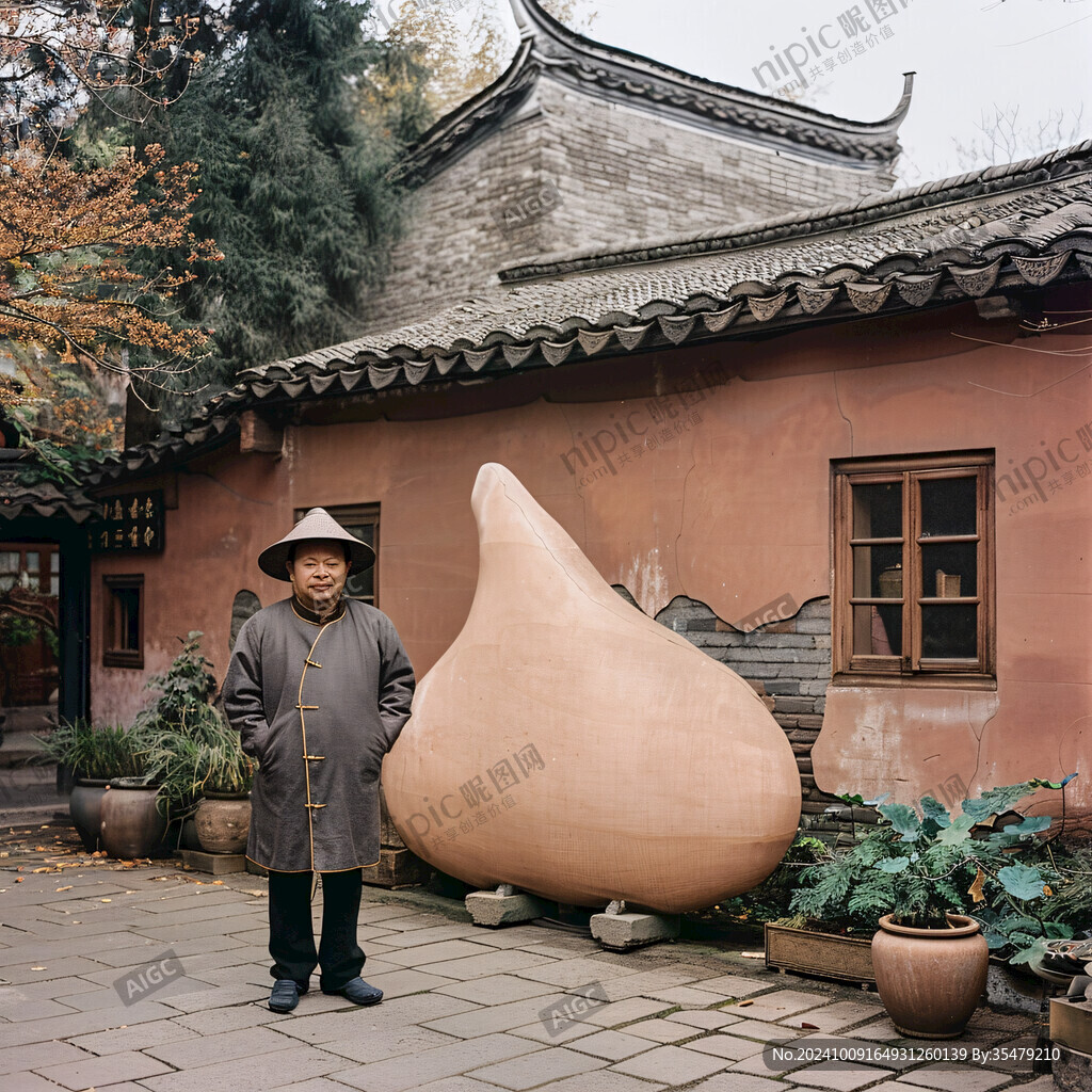 葫蘆瓜雕塑