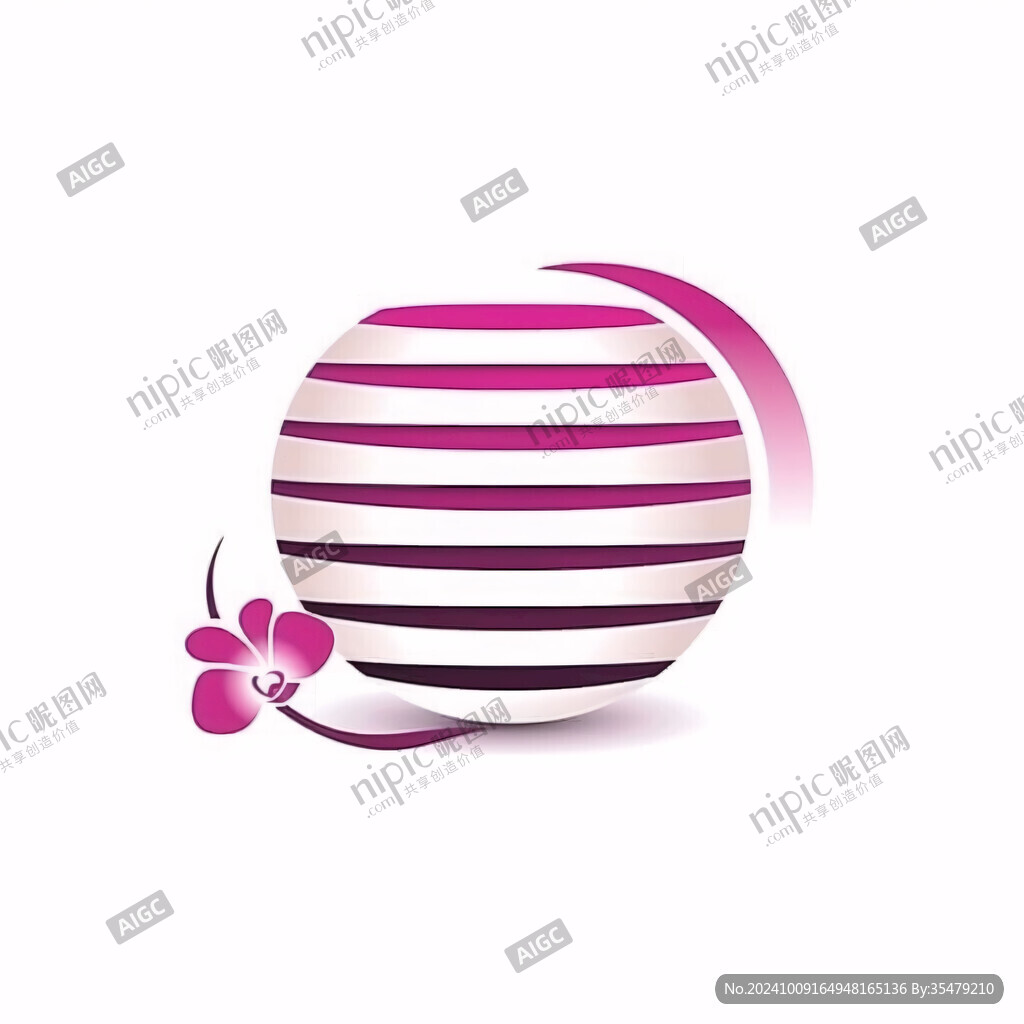 花瓣球形logo