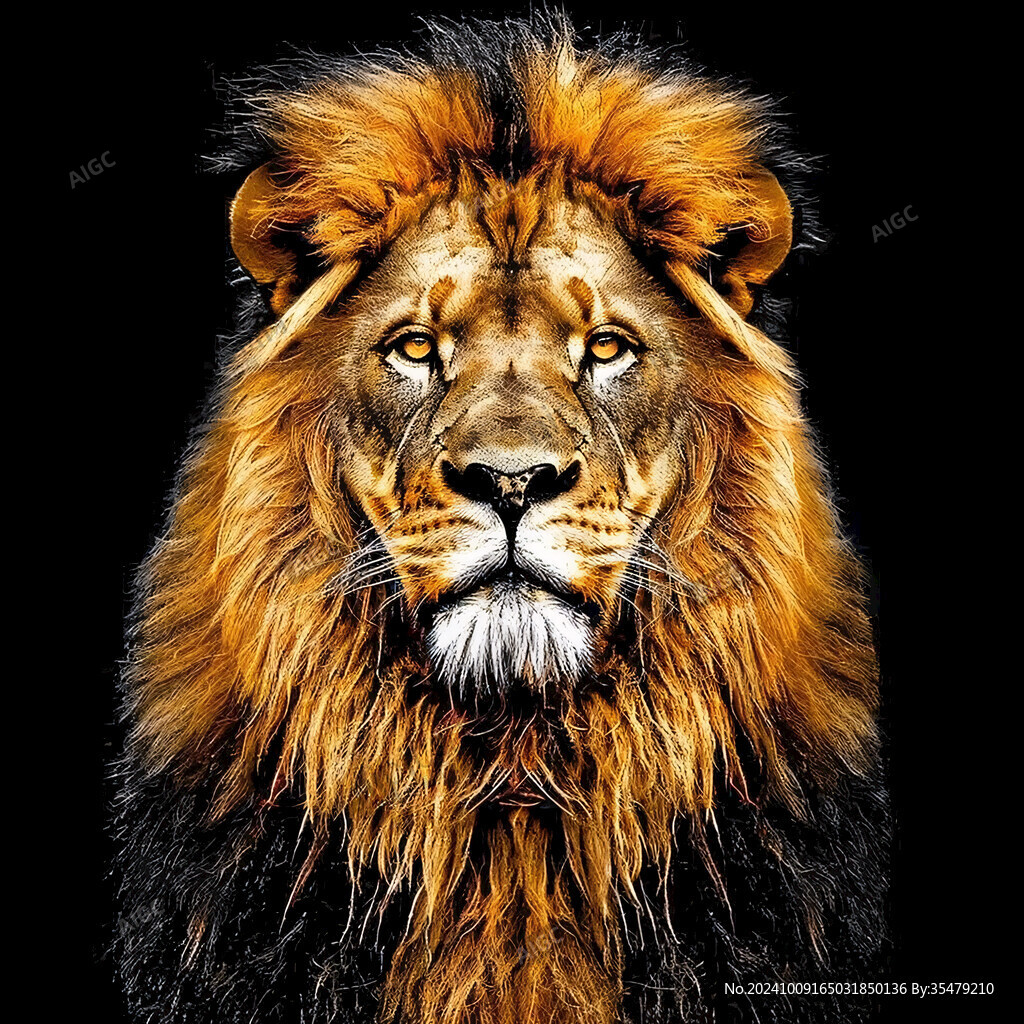 獅頭獅子王動(dòng)物頭像