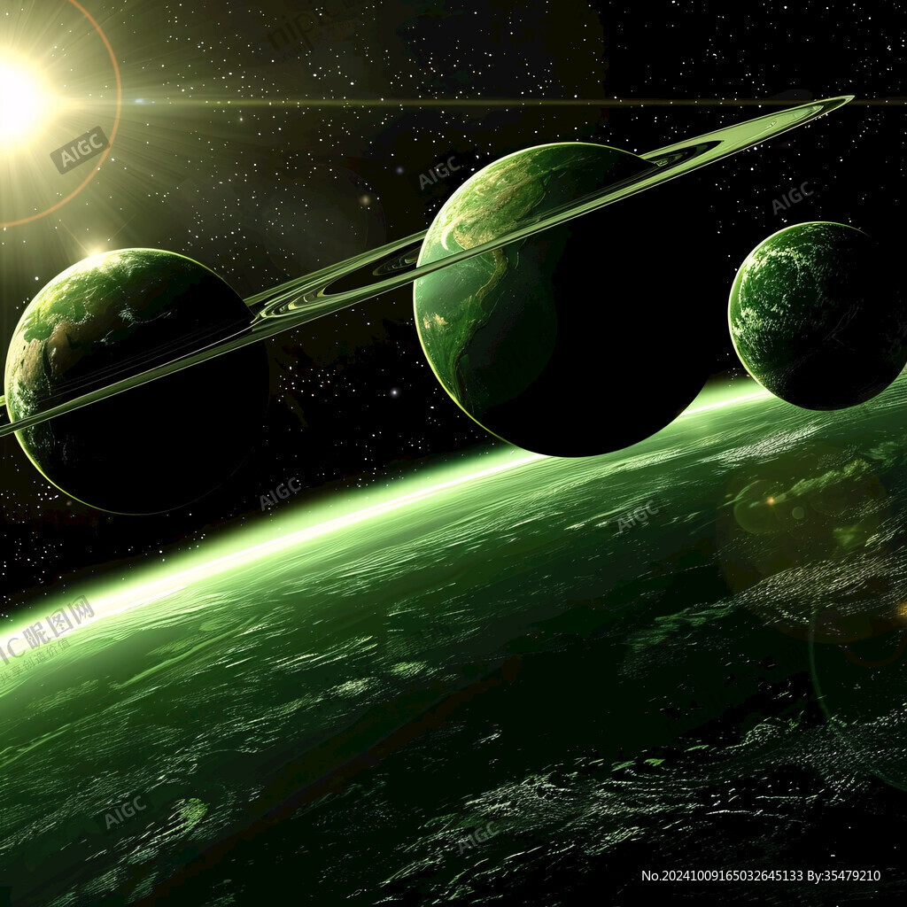 星球科幻素材圖