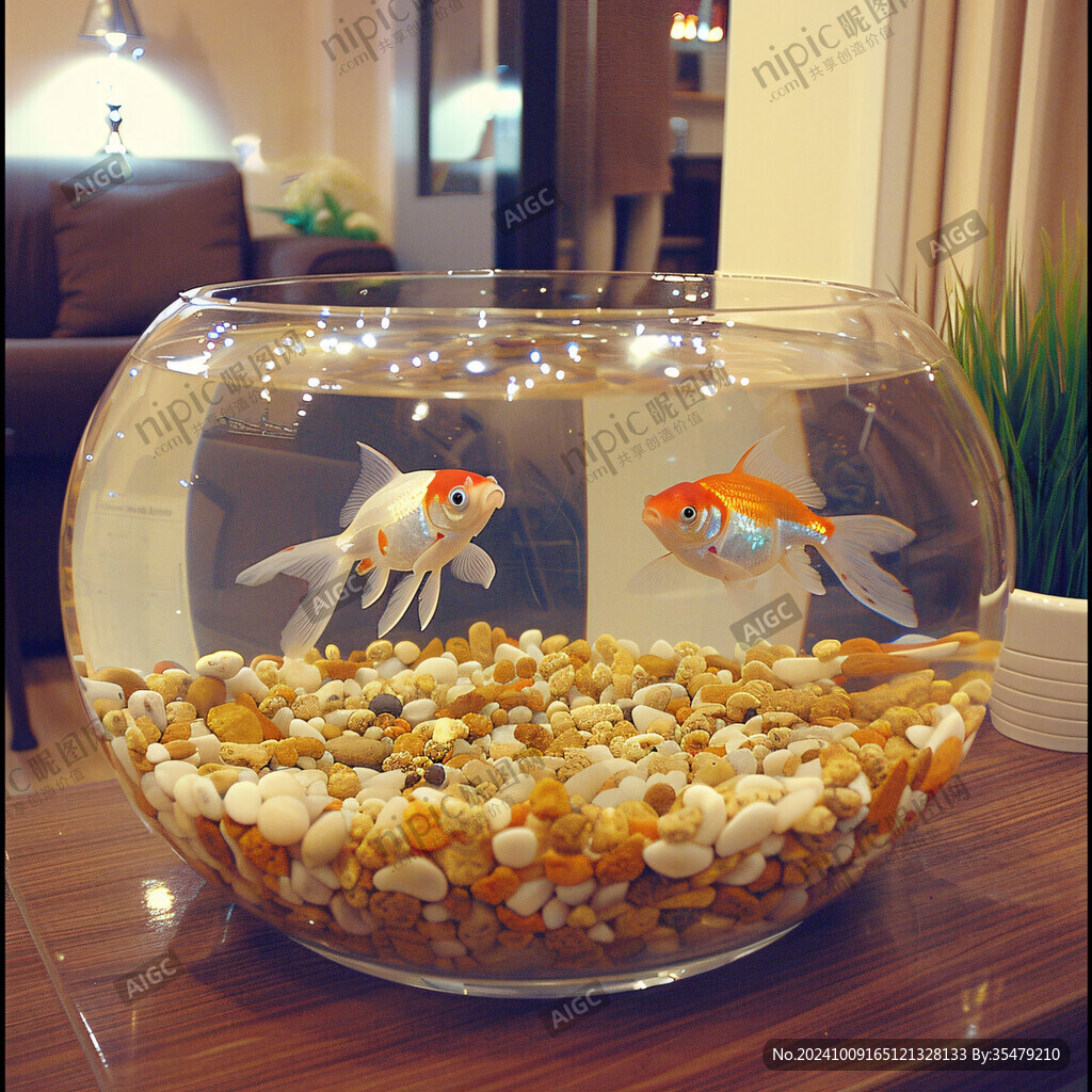 荷花金魚(yú)魚(yú)缸