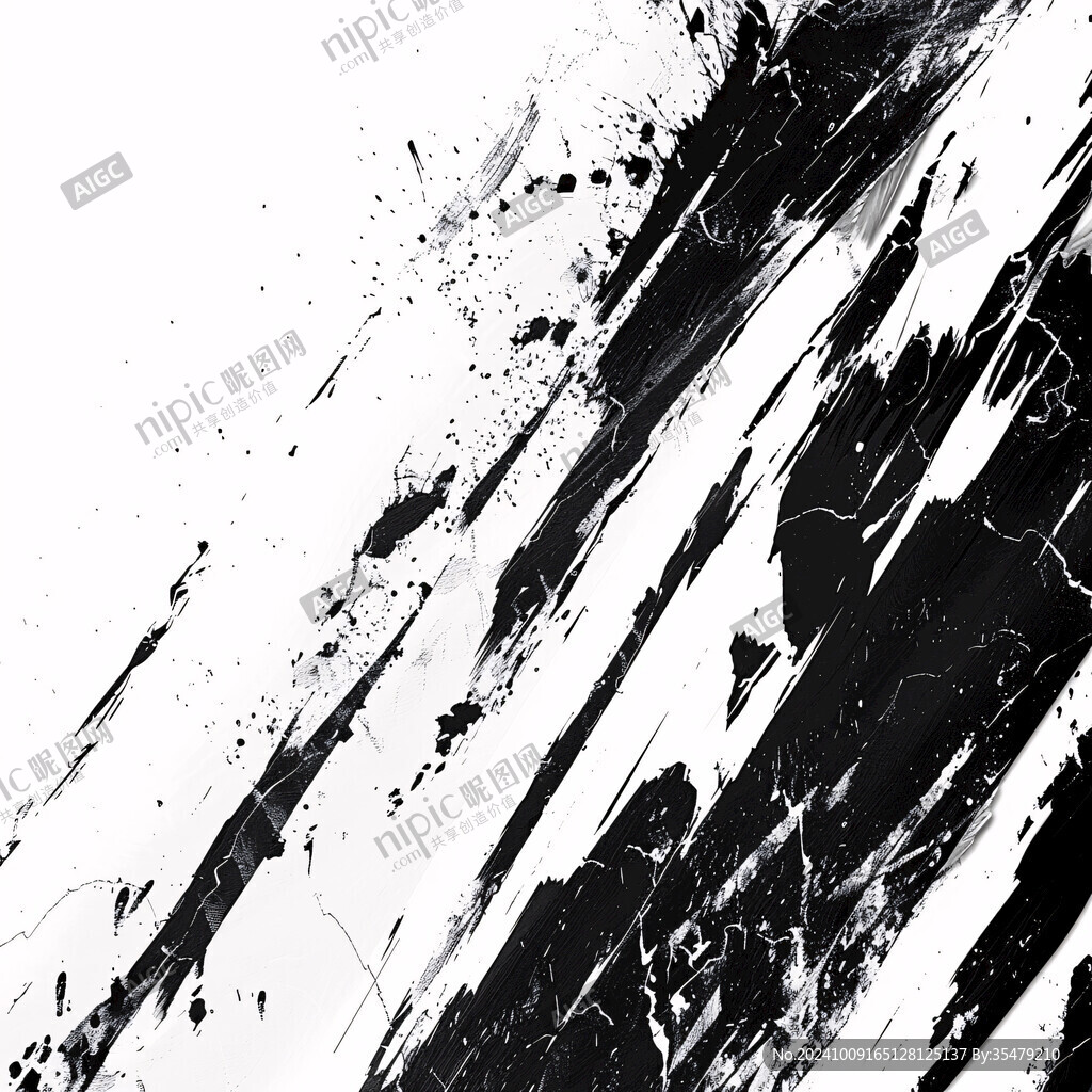 黑白石紋水墨石紋