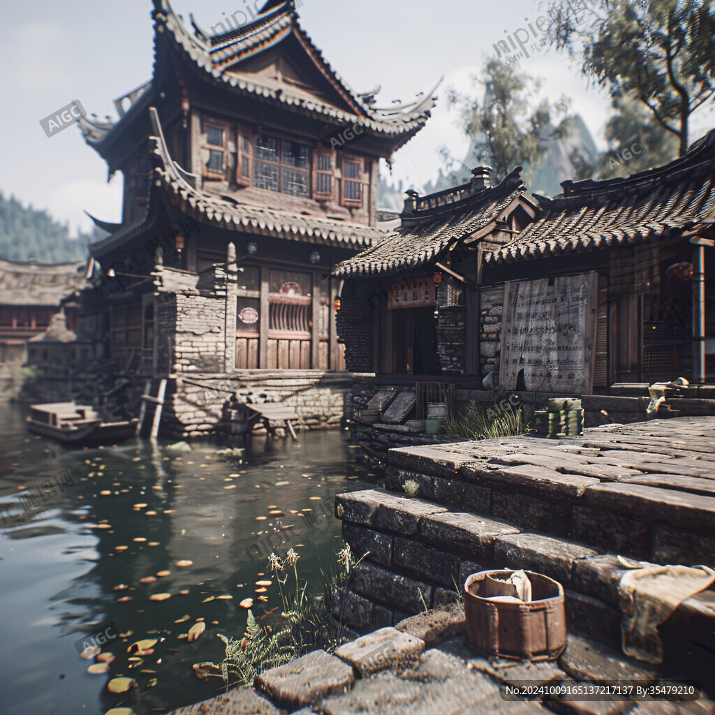 老鯉魚江鎮(zhèn)場景