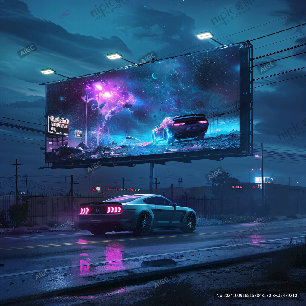 汽車海報未來汽車