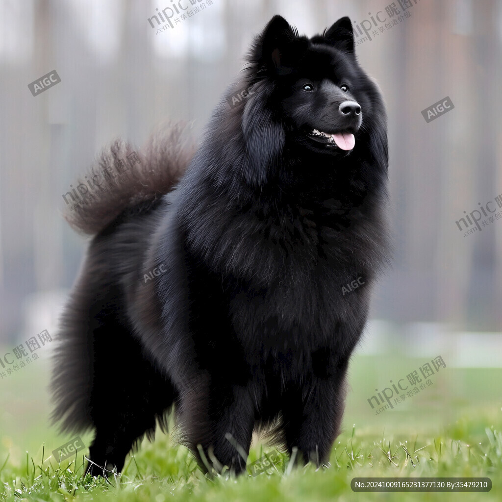 黑色田園犬