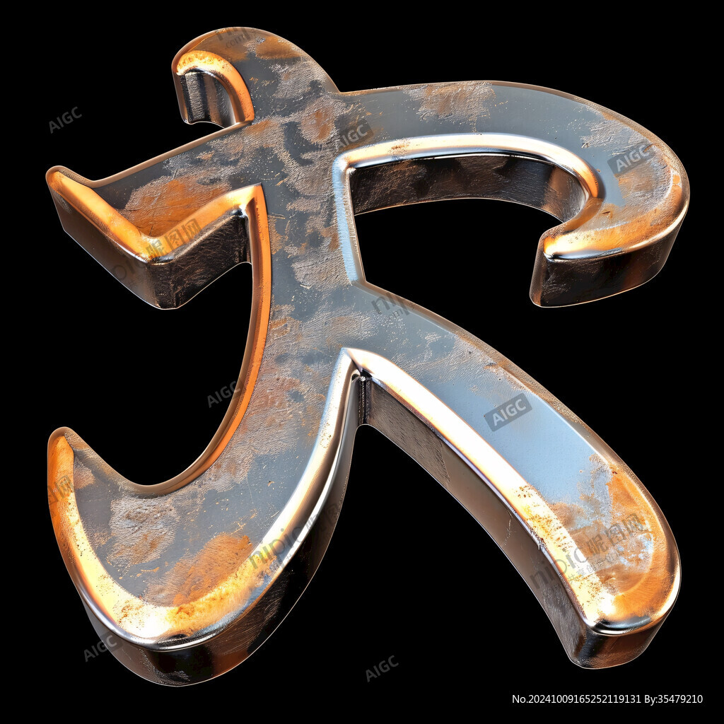 3d字體金屬