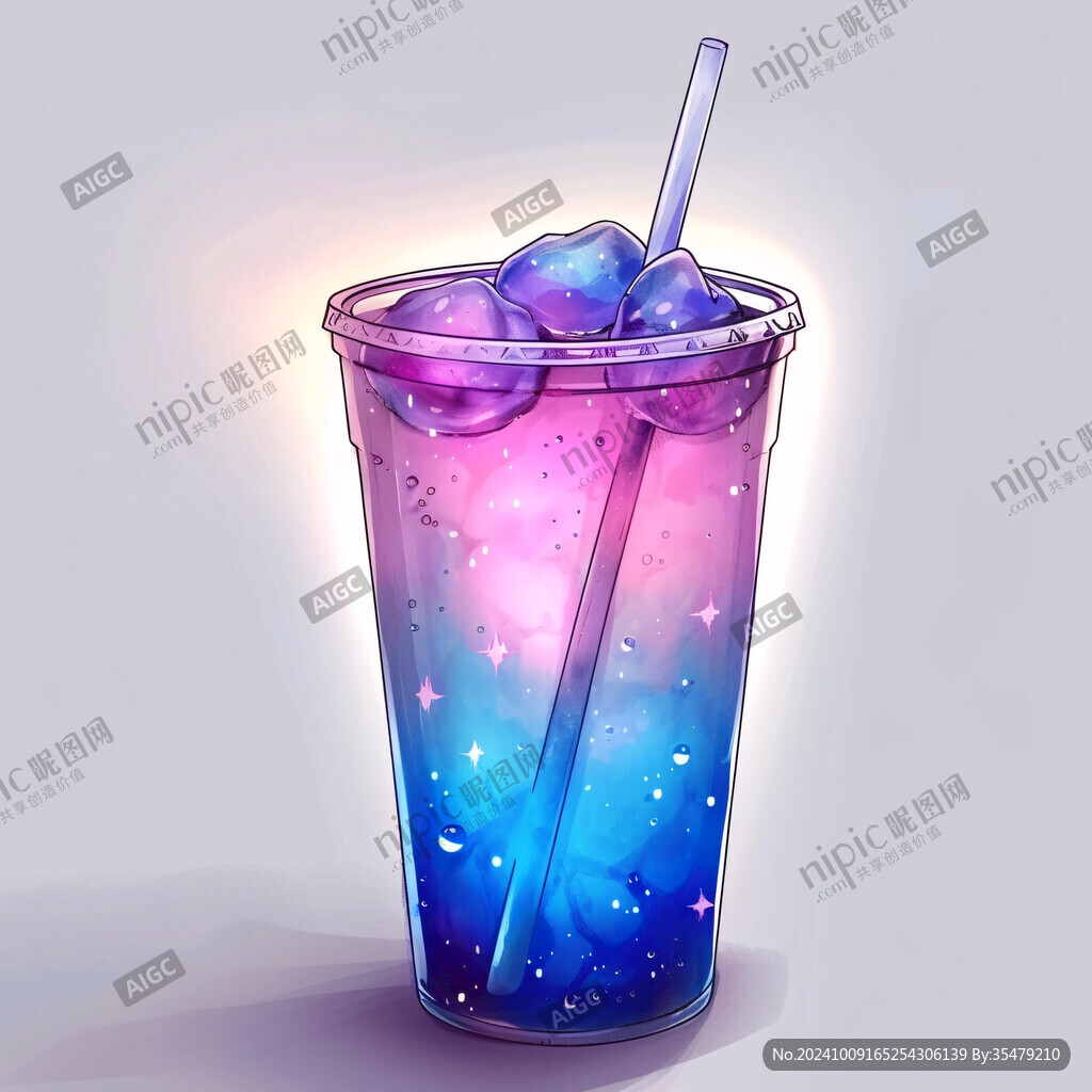 冰飲插畫(huà)