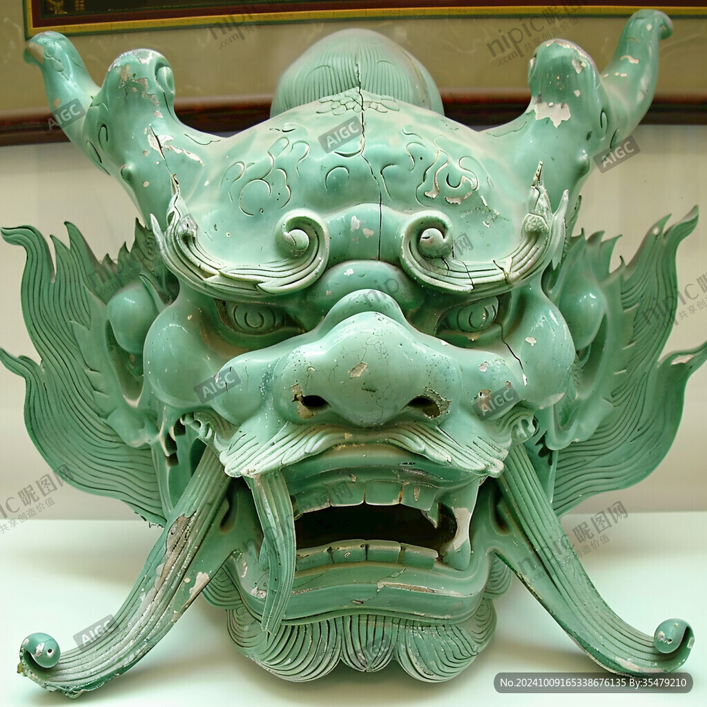 古建筑琉璃獸頭