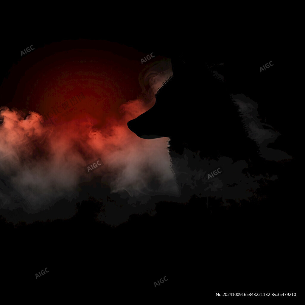夢(mèng)幻黑紅色水彩背景