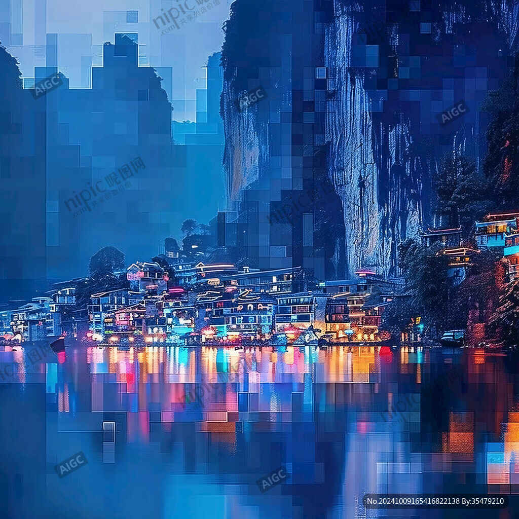 興坪古鎮(zhèn)油畫