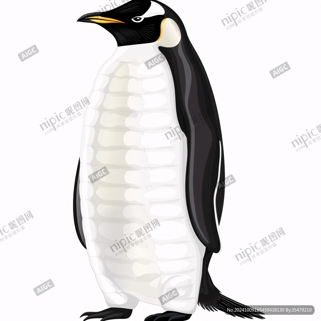 卡通動物企鵝插畫