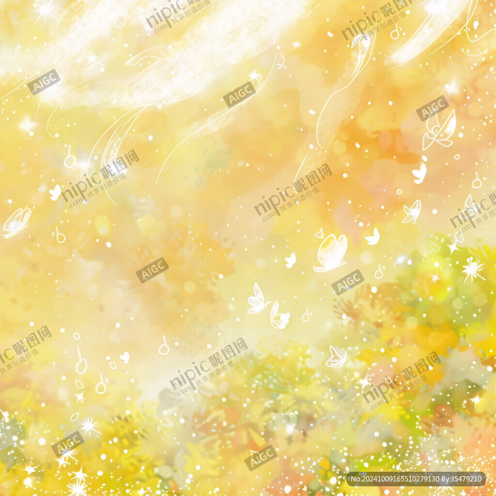 夢幻金色水彩背景地毯