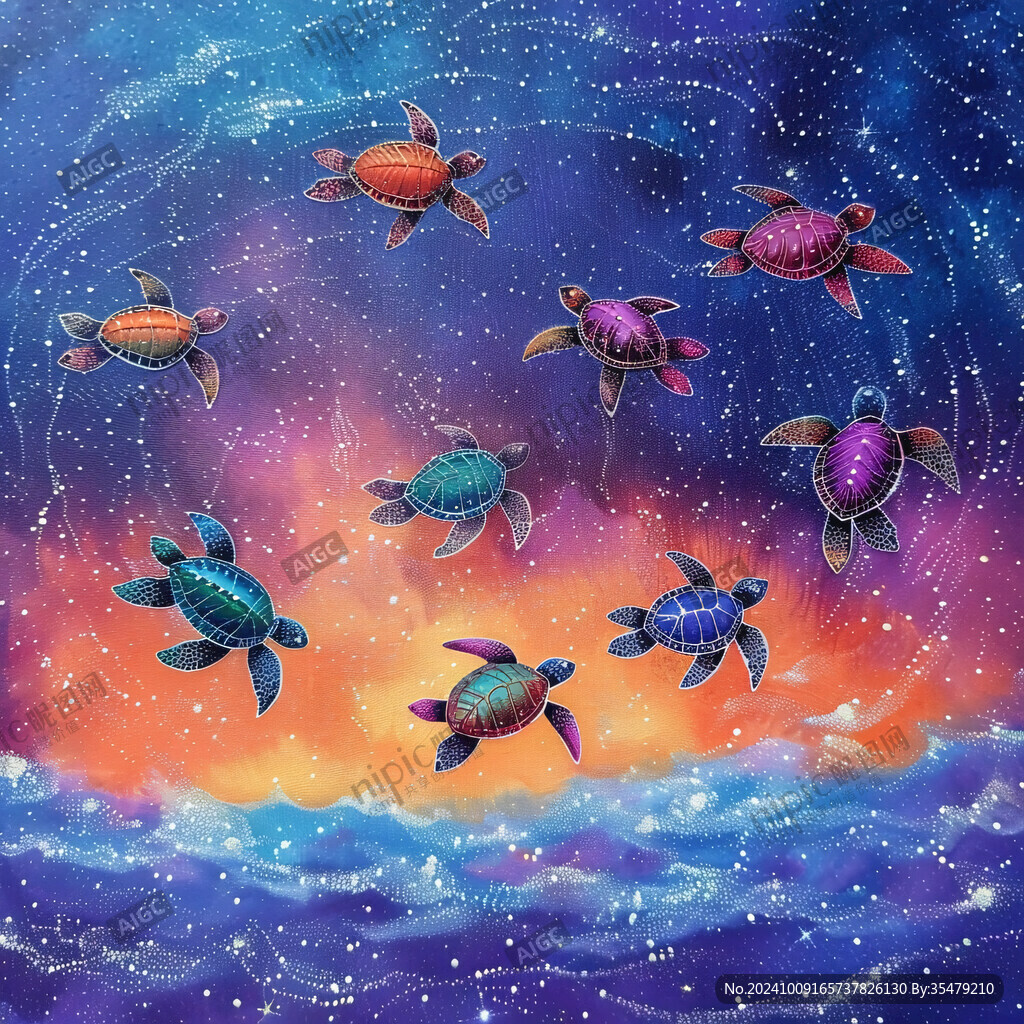 海龜海星海螺