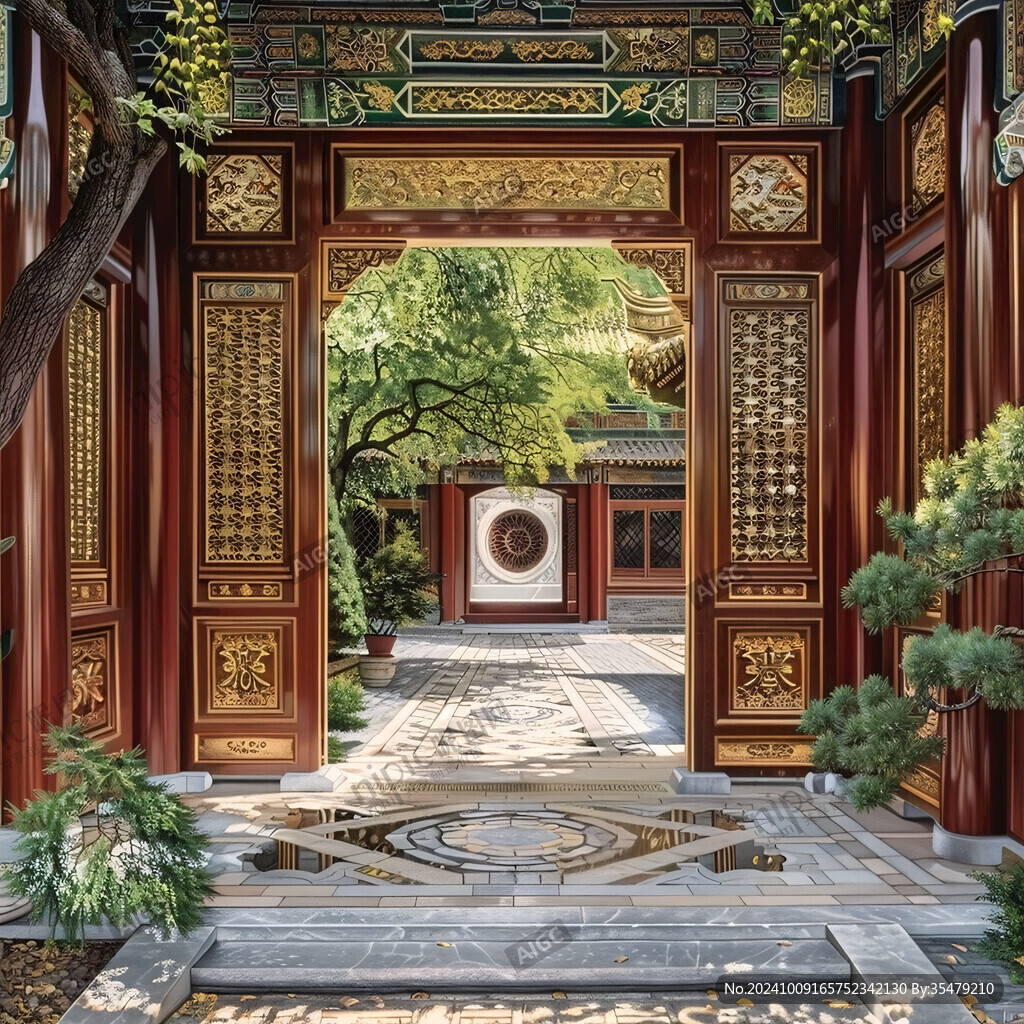 四合院門庭