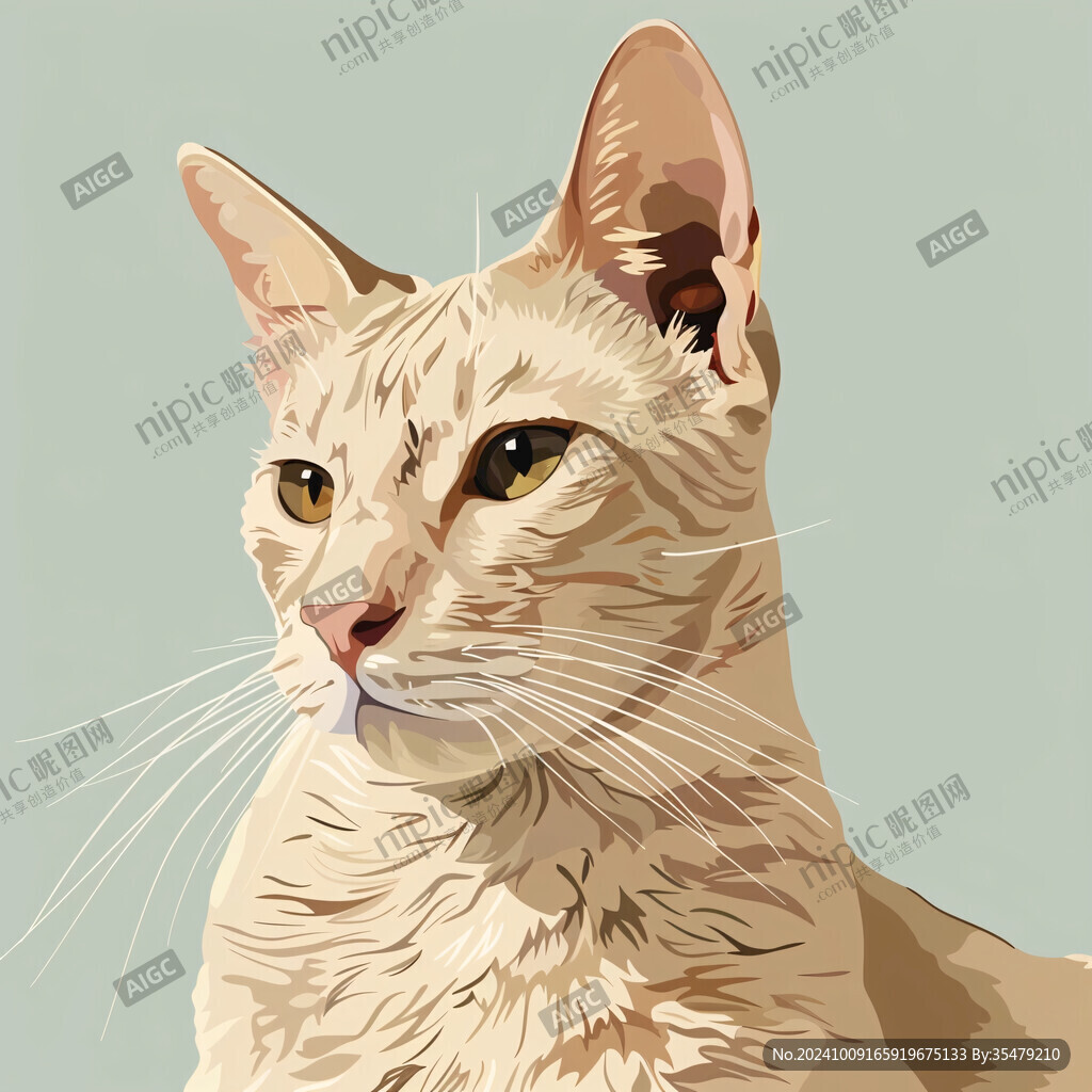 寵物貓插畫