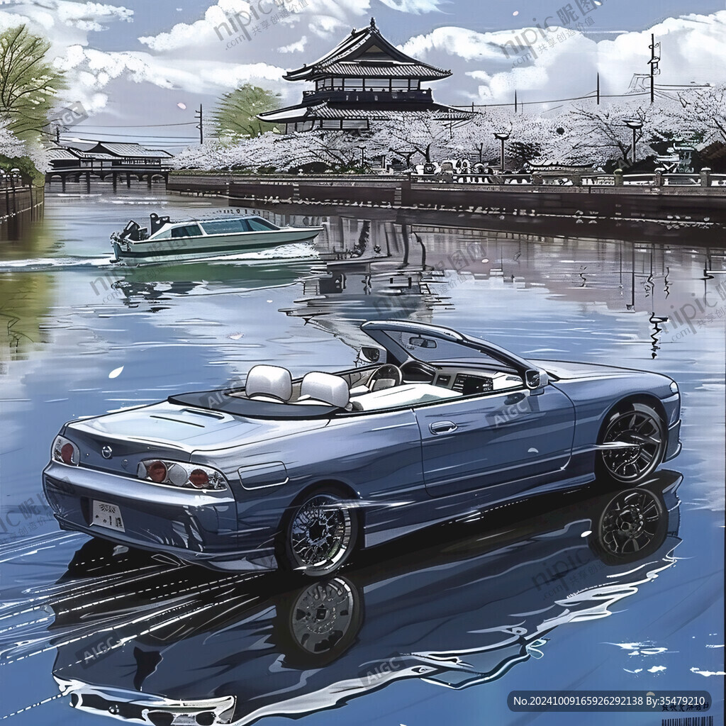 汽車風(fēng)景畫
